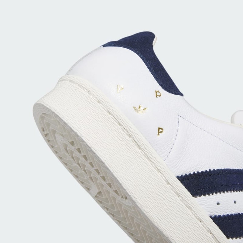 Pop Trading Company x adidas Superstar ADV "White/Navy" | IE3408