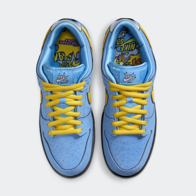 The Powerpuff Girls x Nike SB Dunk Low "Bubbles" | FZ8320-400