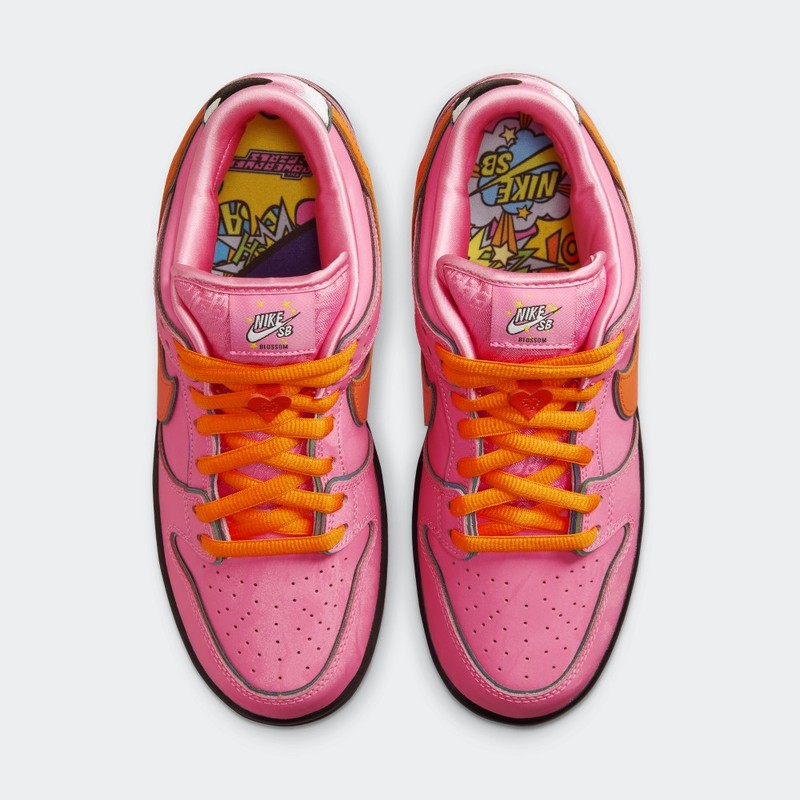 The Powerpuff Girls x Nike SB Dunk Low "Blossom" | FD2631-600