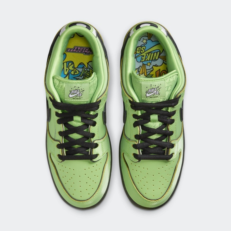 The Powerpuff Girls x Nike SB Dunk Low "Buttercup" | FZ8319-300