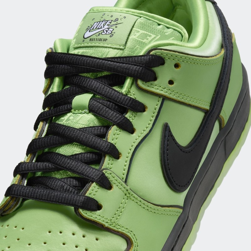 The Powerpuff Girls x Nike SB Dunk Low "Buttercup" | FZ8319-300