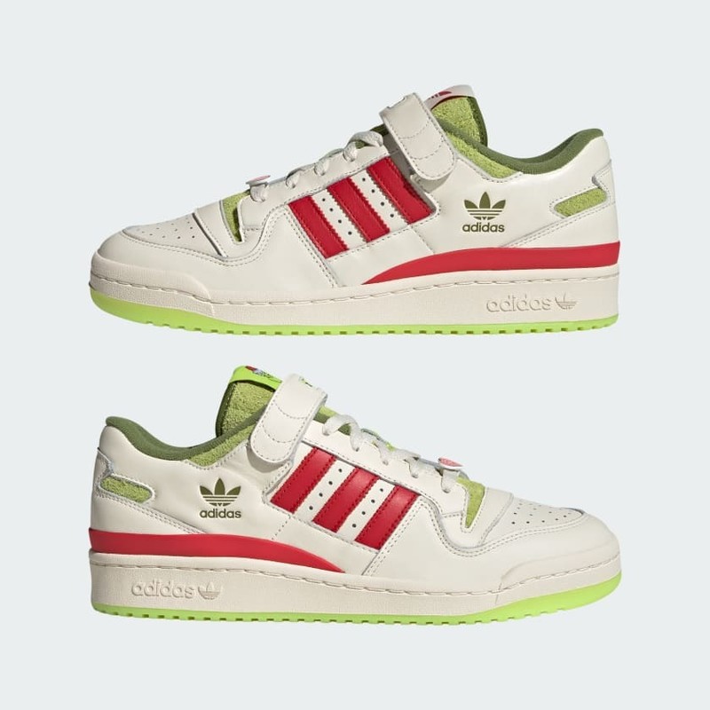 The Grinch x adidas Forum Low "Green" | ID3512