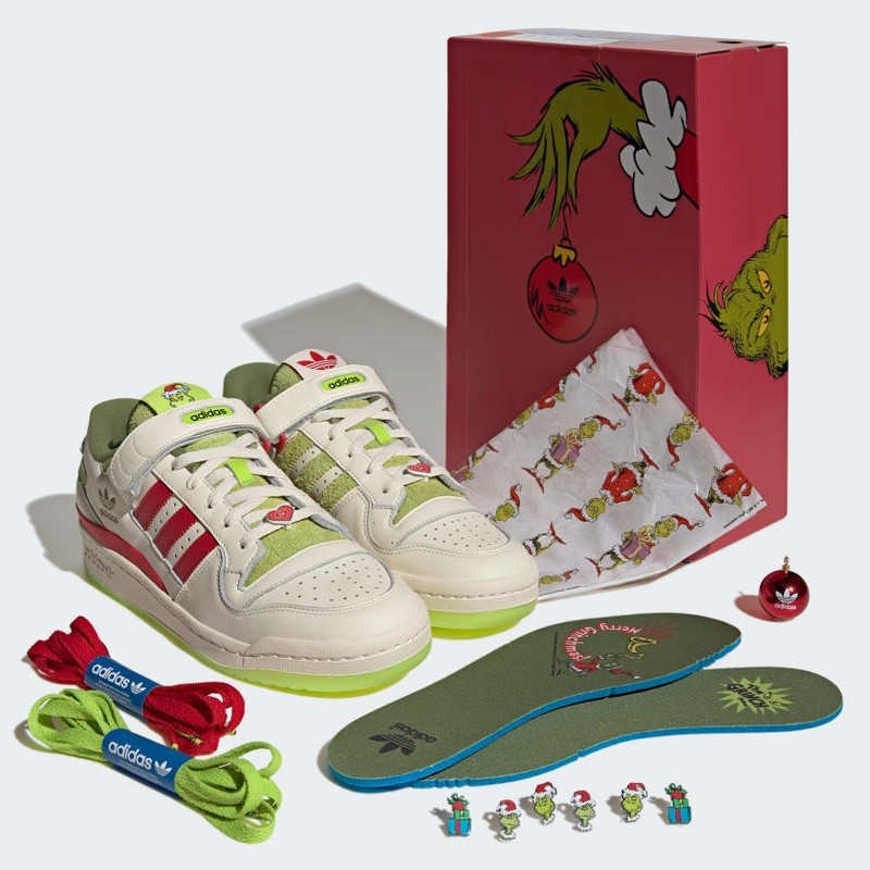 The Grinch x adidas Forum Low "Green" | ID3512