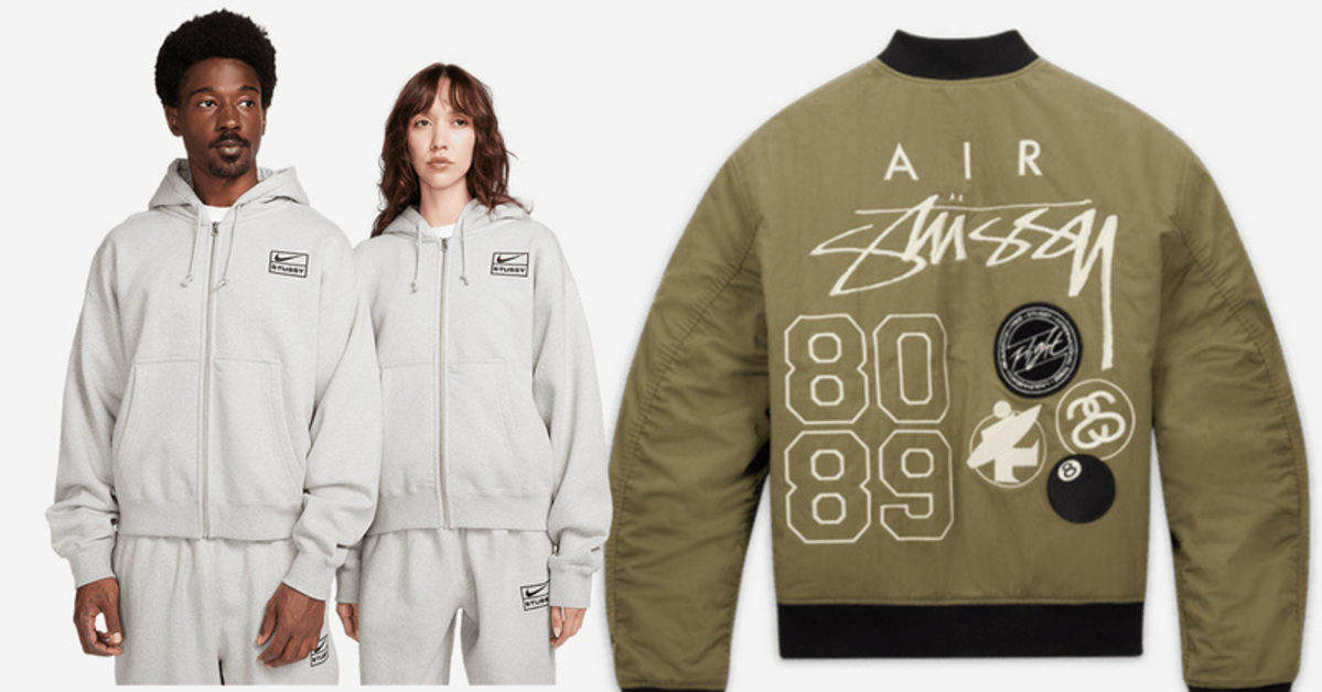 Stüssy x Nike: The clothing collection for the Nike Air Flights Stüssy x Nike: The clothing collection for the Nike Air Flights