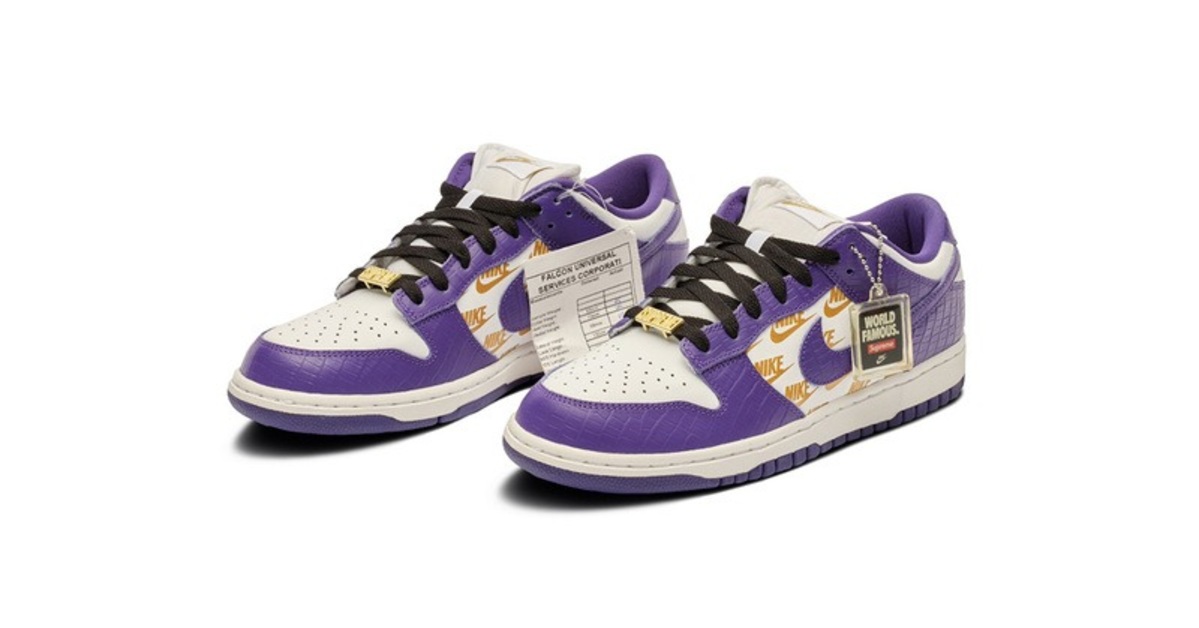 Sotheby's Auctions the Supreme x Nike SB Dunk Low Sample Sotheby's Auctions the Supreme x Nike SB Dunk Low Sample