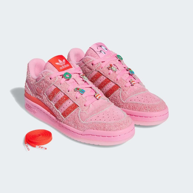 The Grinch x adidas Forum Low CL "Cindy Lou Who" | ID8895