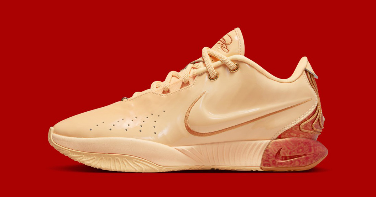 „Melon Tint“ bedeckt fast vollständig den neuen Nike LeBron 21