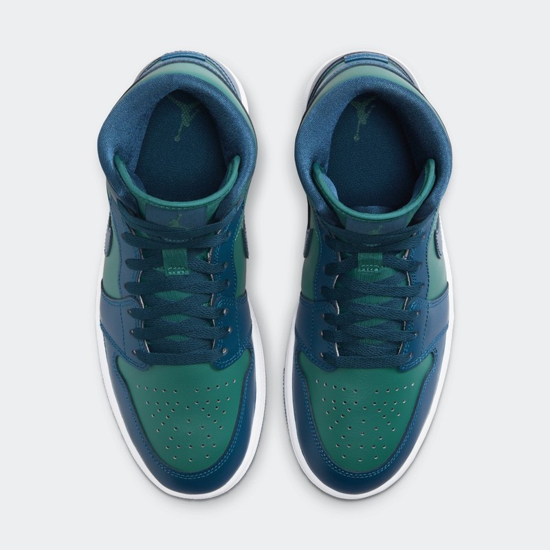 Air Jordan 1 Mid "Teal French Blue" | BQ6472-301