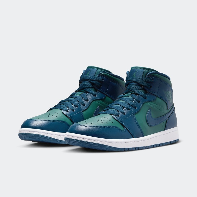 Air Jordan 1 Mid "Teal French Blue" | BQ6472-301