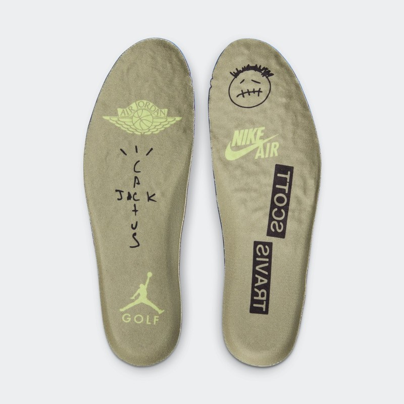 Travis Scott x Air Jordan 1 Low Golf "Neutral Olive" | FZ3124-200