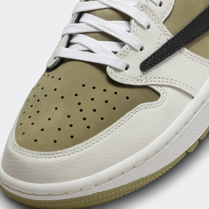 Travis Scott x Air Jordan 1 Low Golf "Neutral Olive" | FZ3124-200