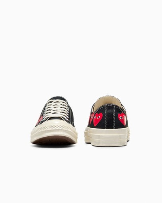 Comme des Garçons x Converse Chuck 70 Low "Multi Heart Black" | A08149C