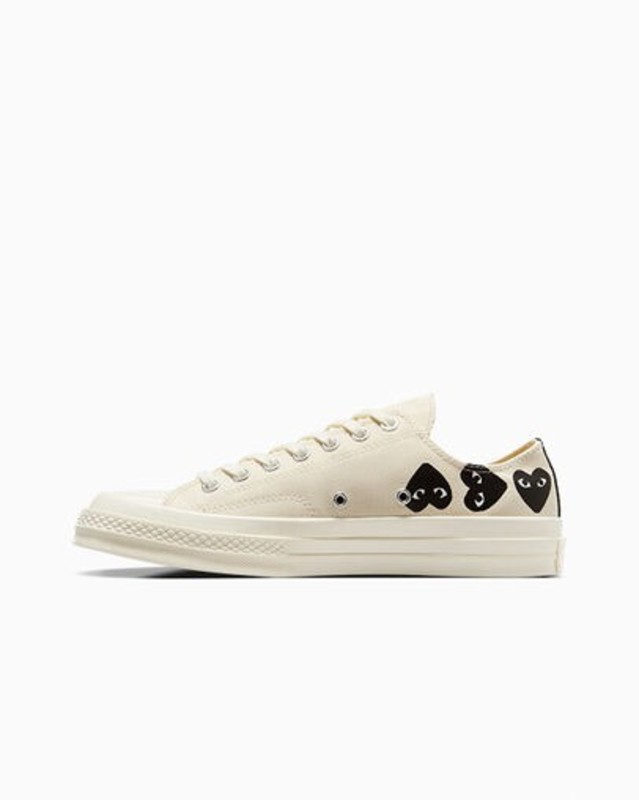 Comme des Garçons x Converse Chuck 70 Low "Multi Heart Milk" | A08150C