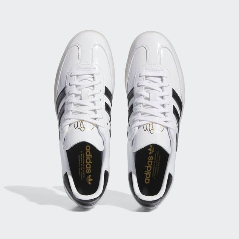 Jason Dill x adidas Samba Patent Leather "Cloud White" | IE5158
