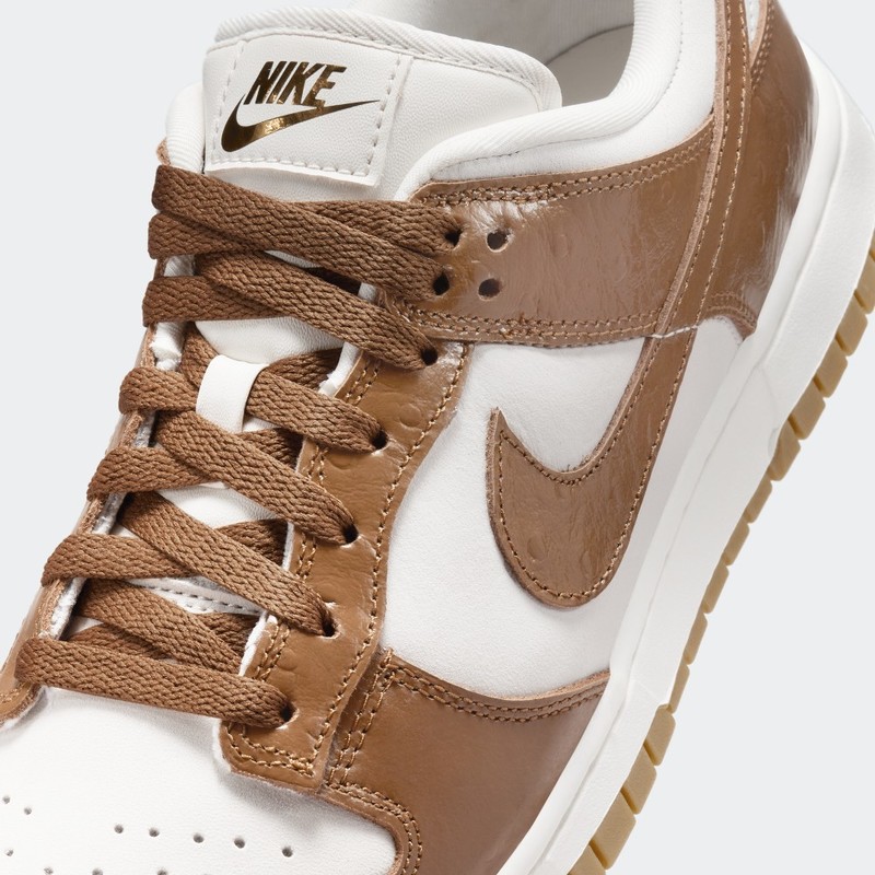 Nike Dunk Low LX "Brown Ostrich" | FJ2260-001