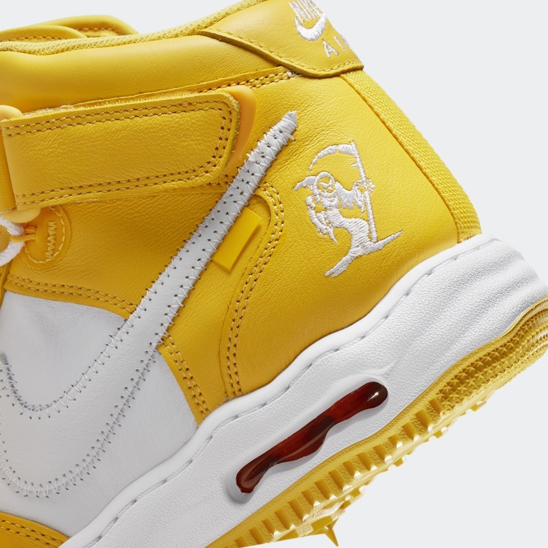 Off-White x Nike Air Force 1 Mid "Varsity Maize" | DR0500-101