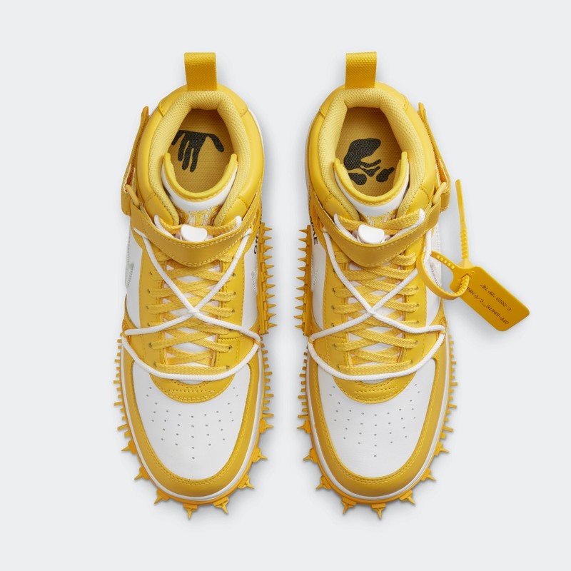 Off-White x Nike Air Force 1 Mid "Varsity Maize" | DR0500-101