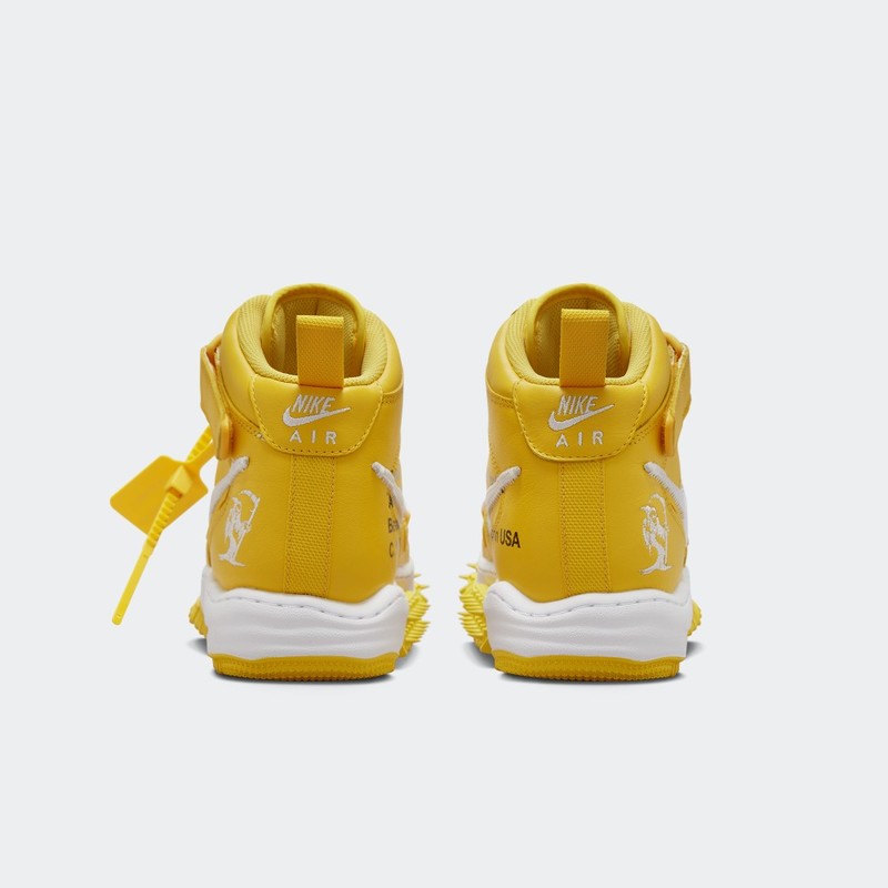 Off-White x Nike Air Force 1 Mid "Varsity Maize" | DR0500-101