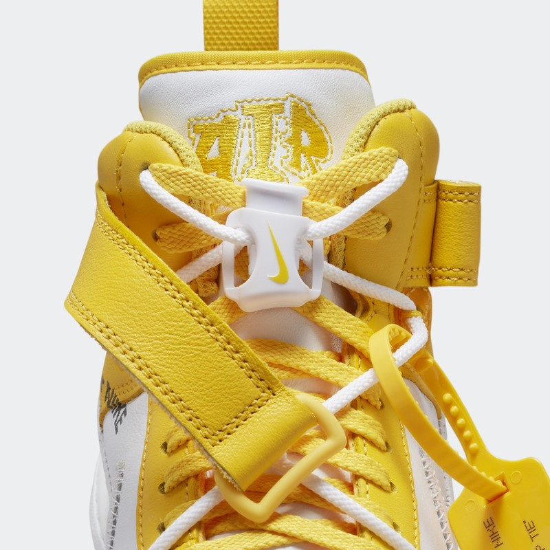 Off-White x Nike Air Force 1 Mid "Varsity Maize" | DR0500-101