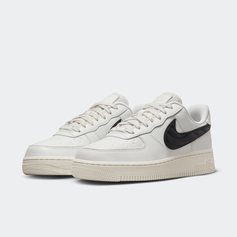 Nike Air Force 1 Low Quilted Swooshes "Phantom/Black" | FV1182-001