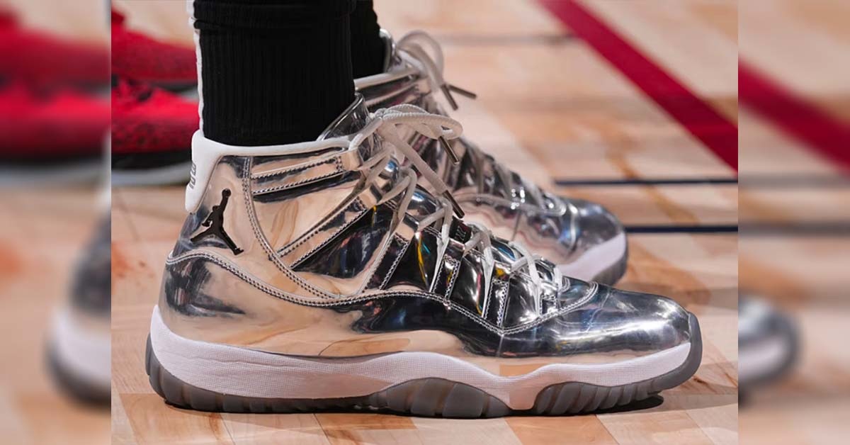 Bruce Brown Shows Us His Chrome Air Jordan 11 Bruce Brown Shows Us His Chrome Air Jordan 11