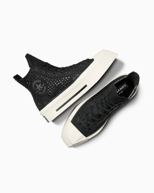 Swarovski x Converse Chuck 70 De Luxe Squared "Black" | A09070C