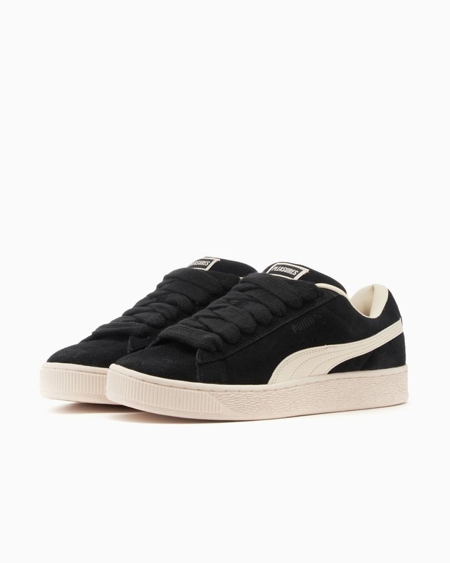 Pleasures x Puma Suede XL "Black/Frosted Ivory" | 396057-01