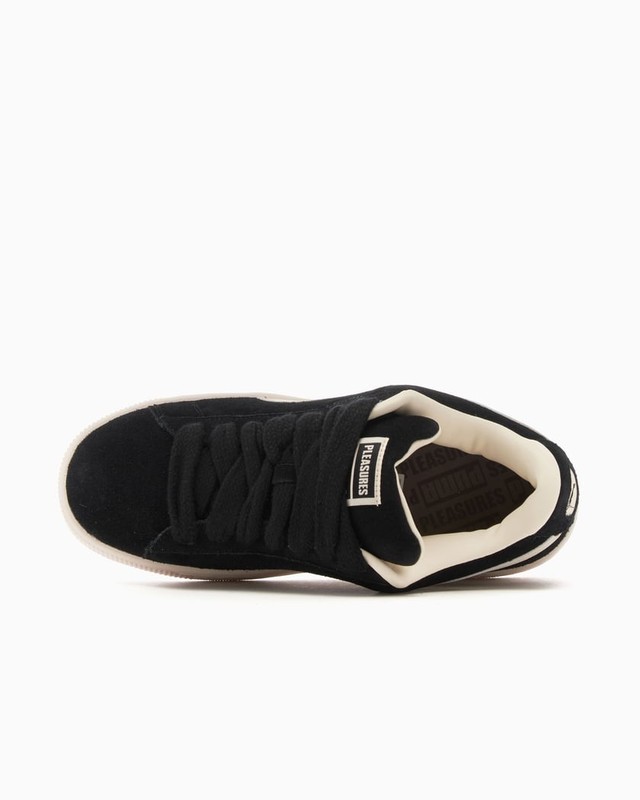 Pleasures x Puma Suede XL "Black/Frosted Ivory" | 396057-01