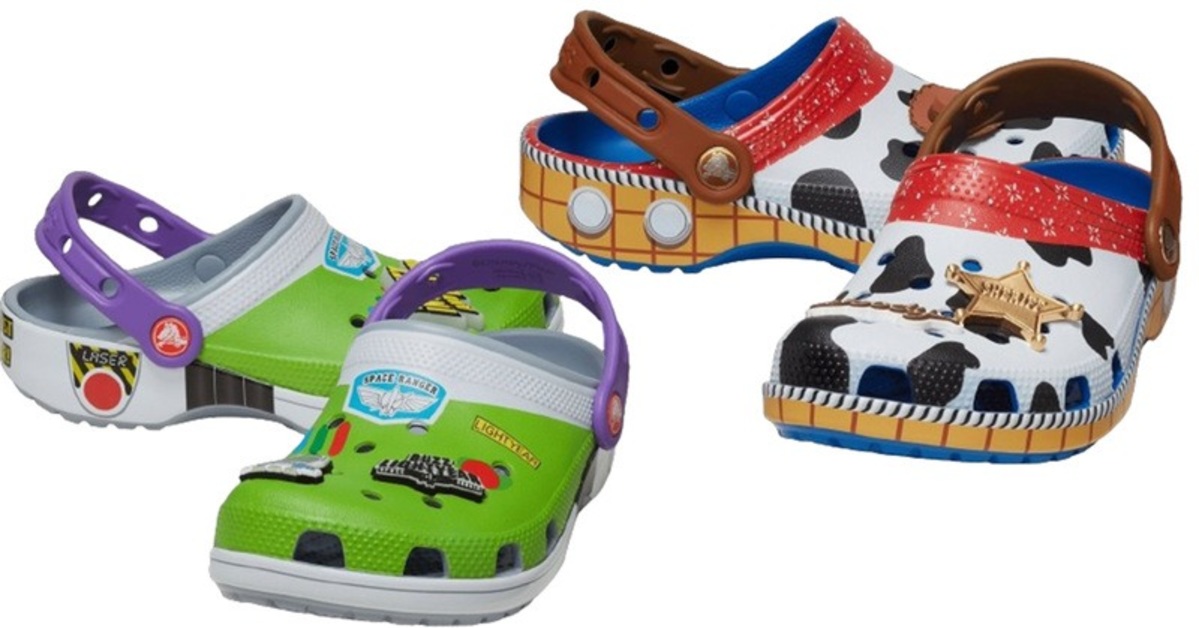 Crocs Presents Colourful Classic Clogs Inspired by Buzz Lightyear and Sheriff Woody Crocs Presents Colourful Classic Clogs Inspired by Buzz Lightyear and Sheriff Woody