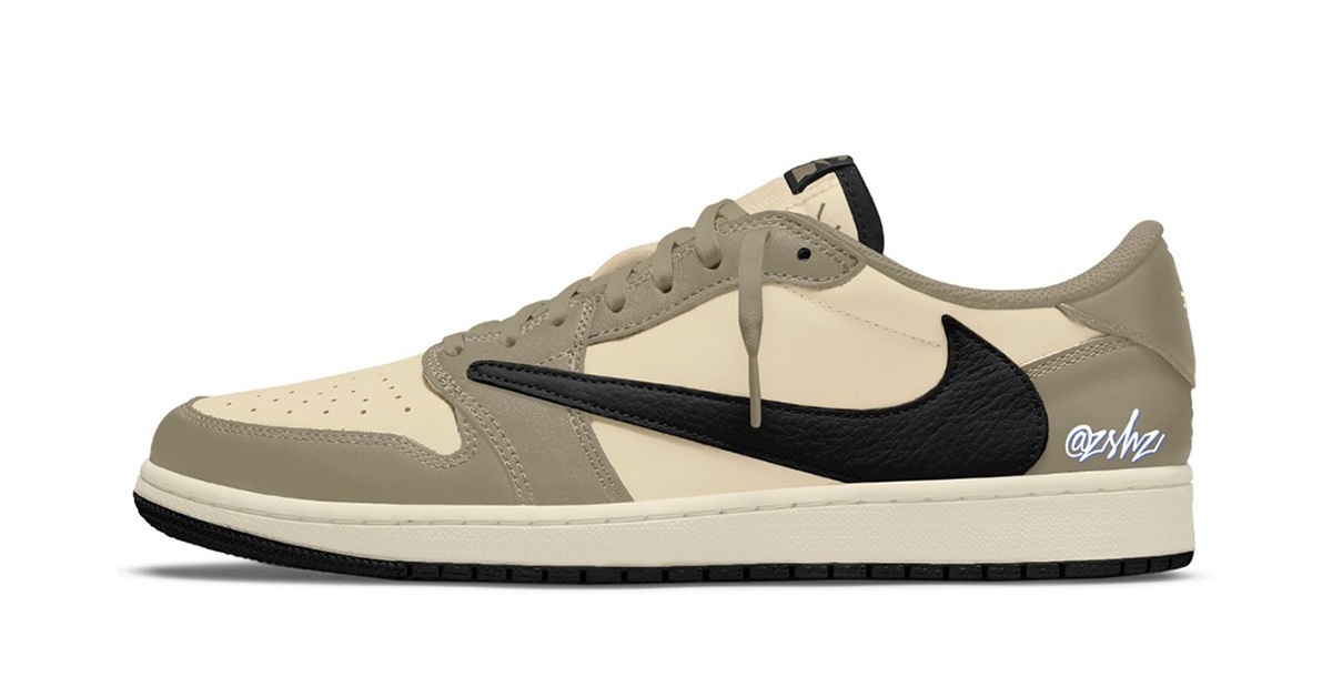A Travis Scott x Air Jordan 1 Low OG "Pale Vanilla" is Planned for the 2024 Christmas Season