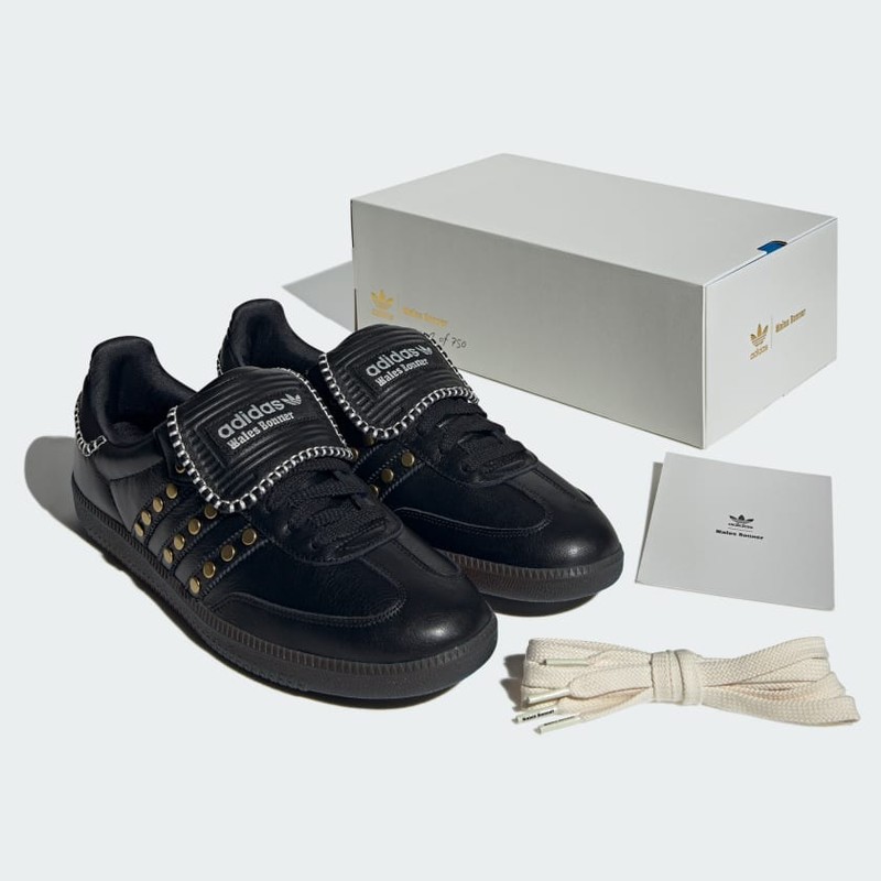 Wales Bonner x adidas Samba Studded "Core Black" | IG4303