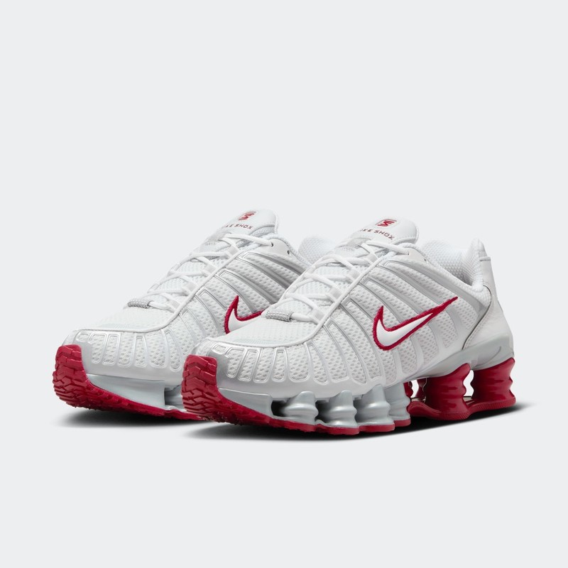 Nike Shox TL "White/Red" | FZ4344-001