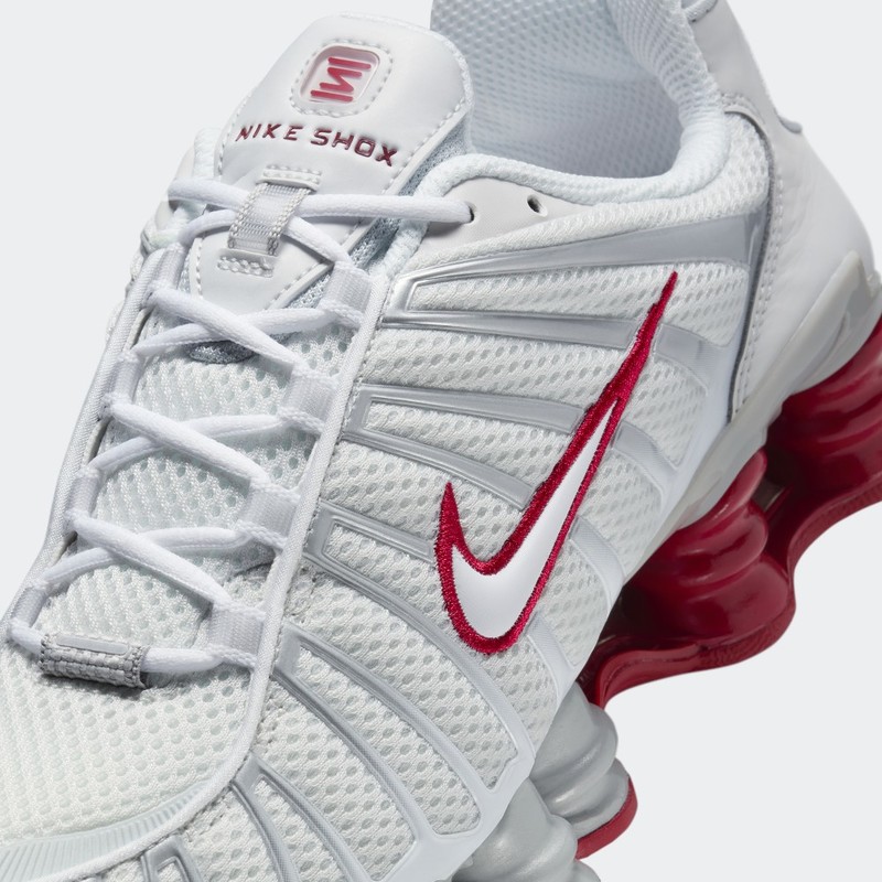 Nike Shox TL "White/Red" | FZ4344-001