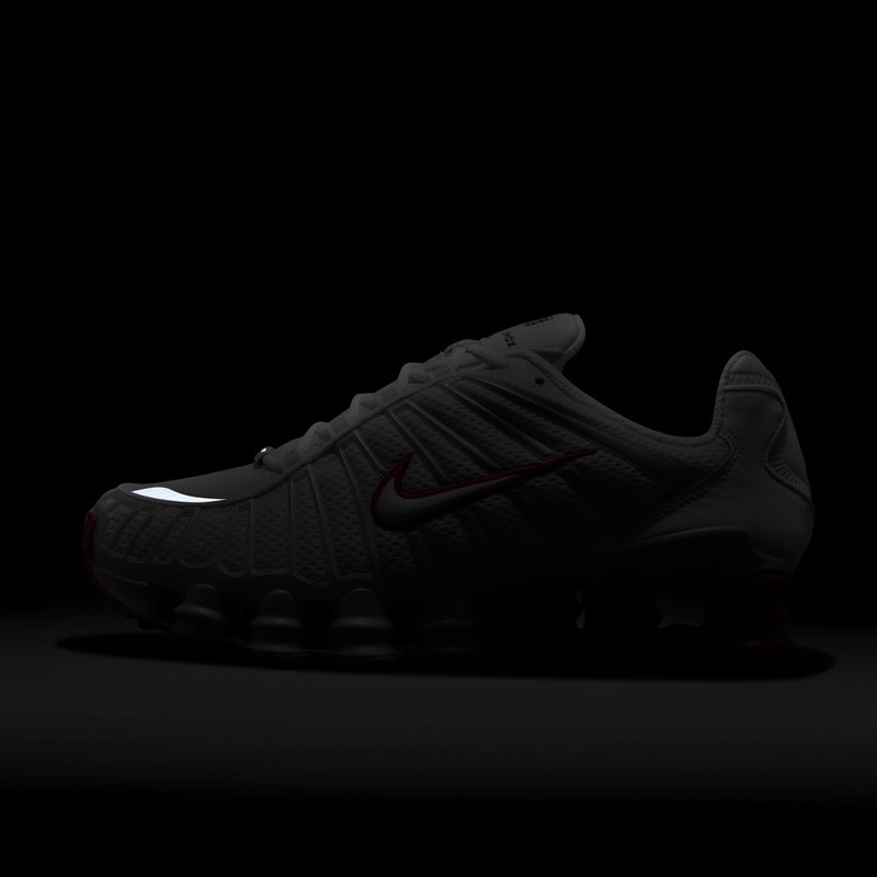 Nike Shox TL "White/Red" | FZ4344-001