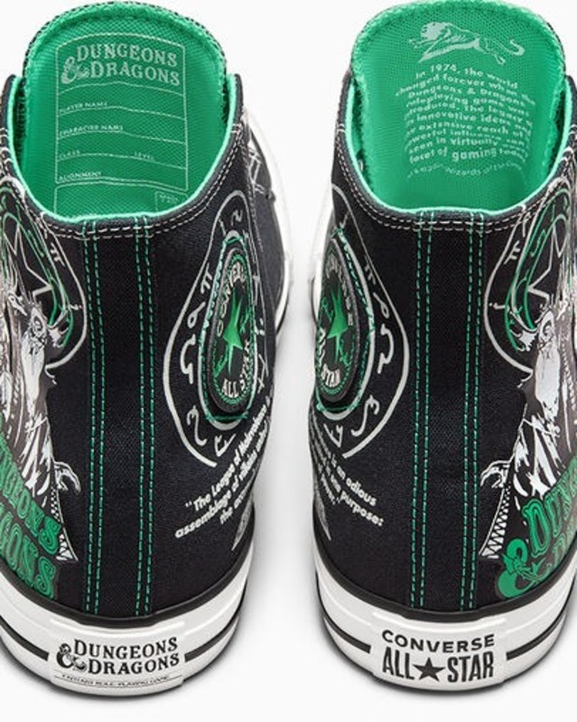 Dungeons & Dragons x Converse Chuck Taylor All Star "Black/Green" | A09885C