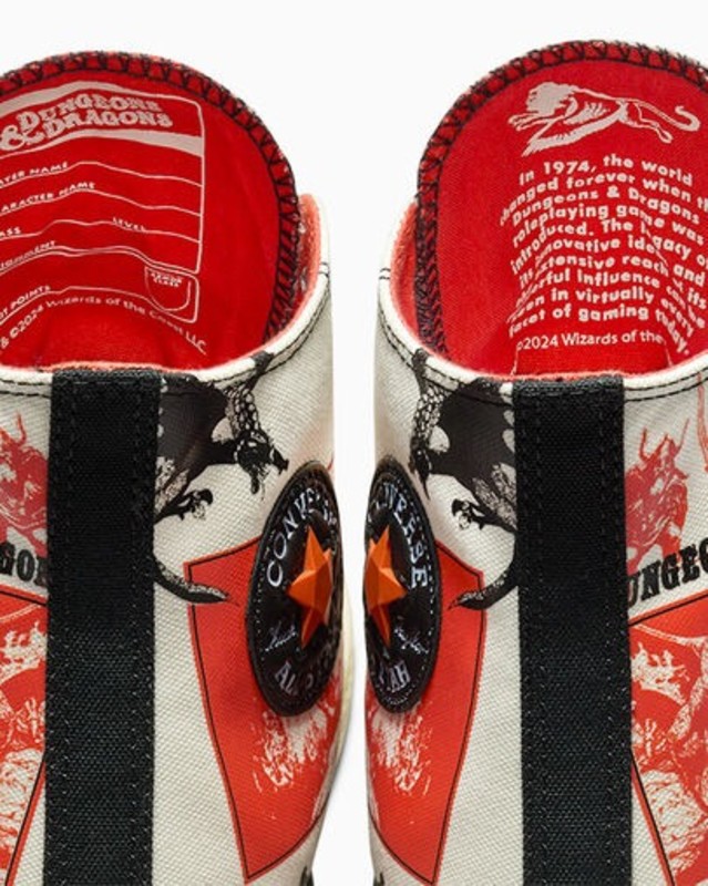 Dungeons & Dragons x Converse Chuck 70 High "Egret/Black" | A09883C