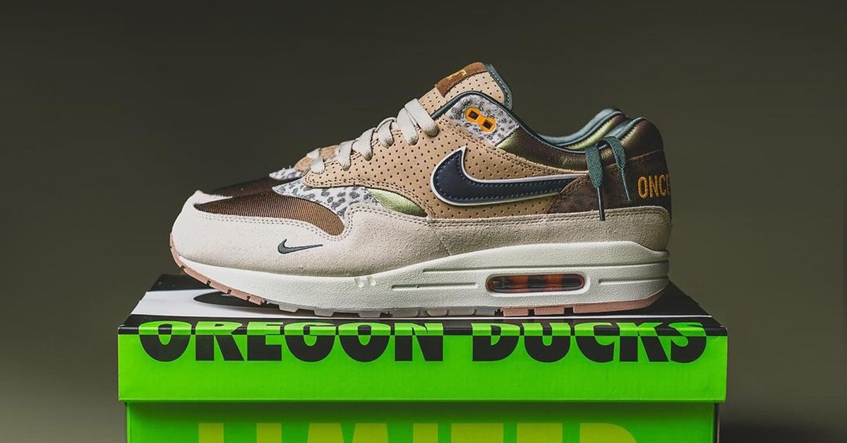 Eine einzigartige Nike Air Max 1 "University of Oregon"-Kollaboration feiert das Erbe der Ducks Eine einzigartige Nike Air Max 1 "University of Oregon"-Kollaboration feiert das Erbe der Ducks