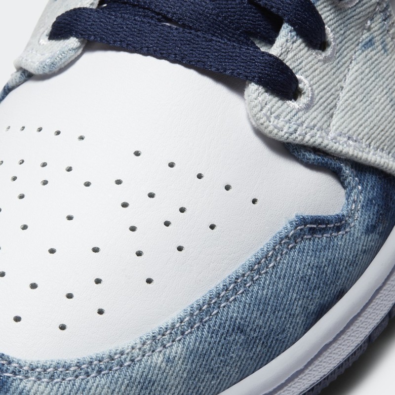 Air Jordan 1 Low "Washed Denim" | CZ8455-100