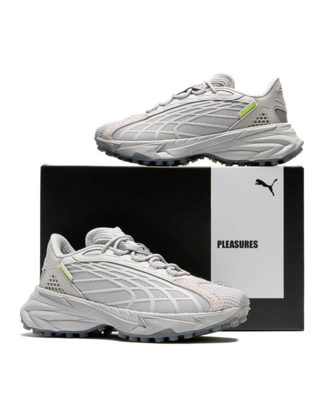 Pleasures x PUMA Spirex "Glacial Grey" | 396037-02