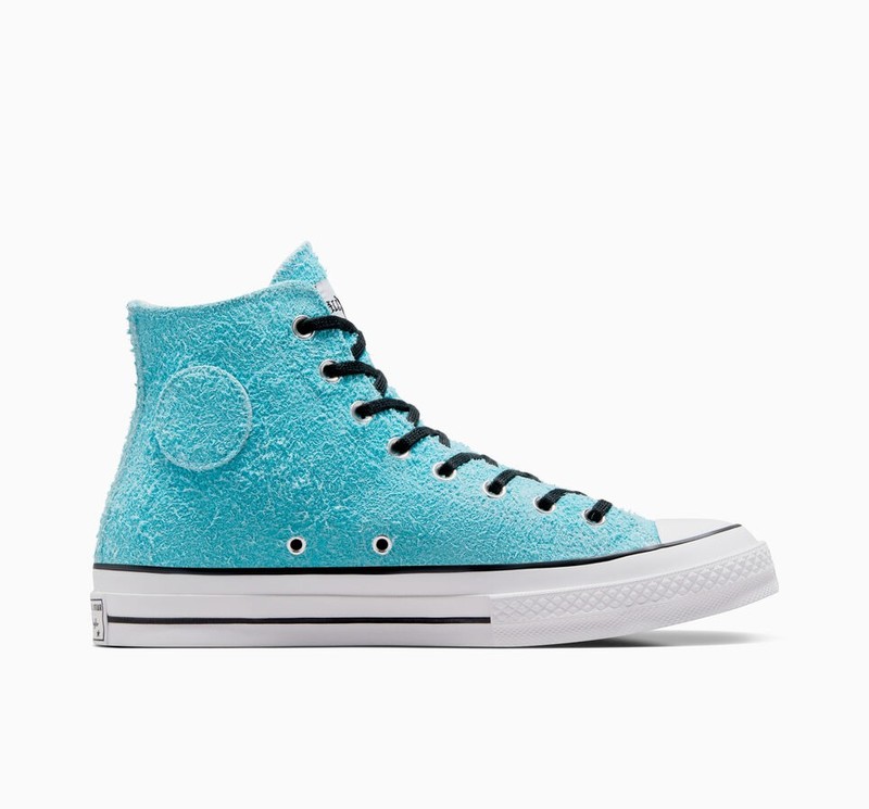 Stüssy x Converse Chuck 70 High "Sky Blue" | A07663C