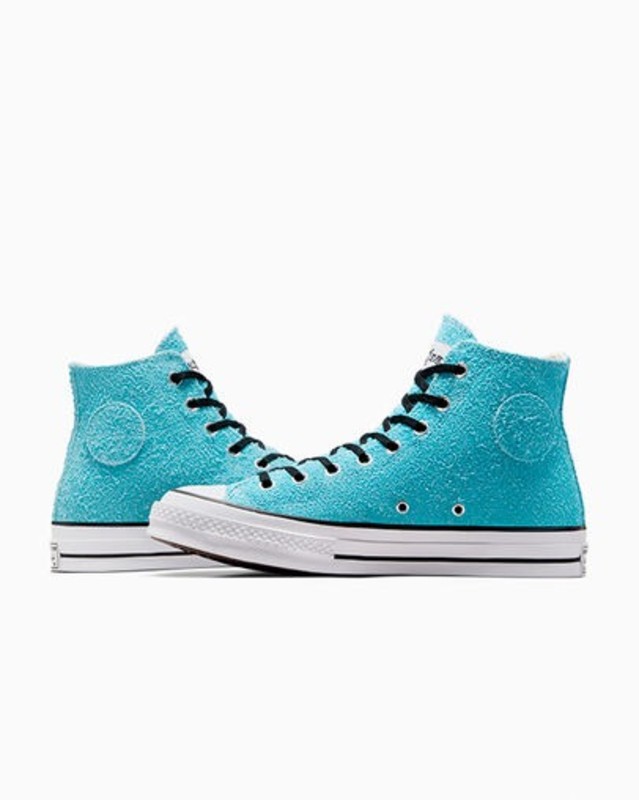 Stüssy x Converse Chuck 70 High "Sky Blue" | A07663C