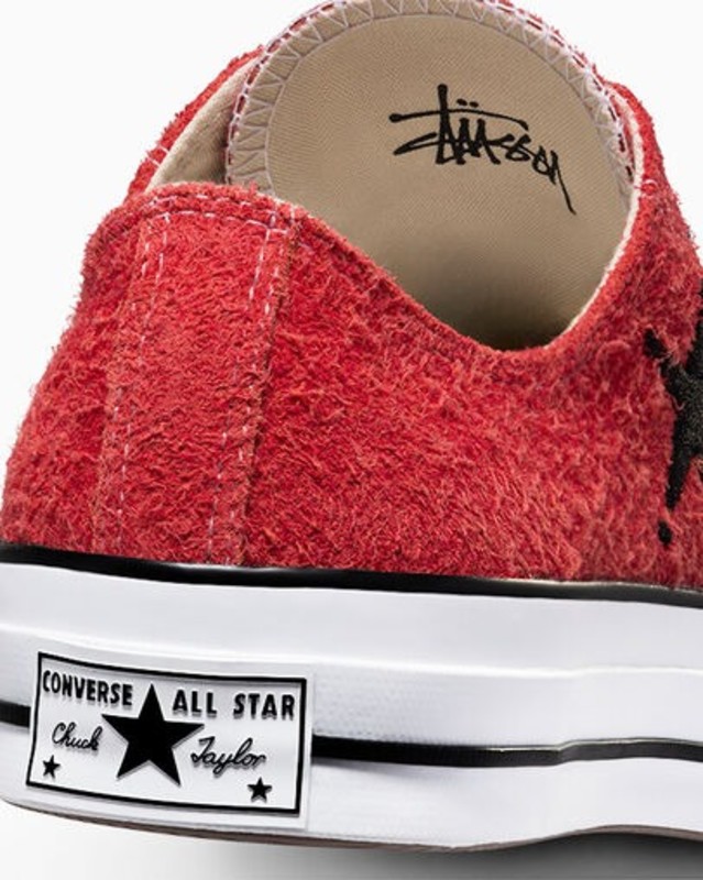 Stüssy x Converse Chuck 70 Low "Poppy Red" | A07664C