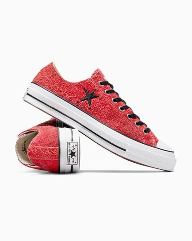 Stüssy x Converse Chuck 70 Low "Poppy Red" | A07664C
