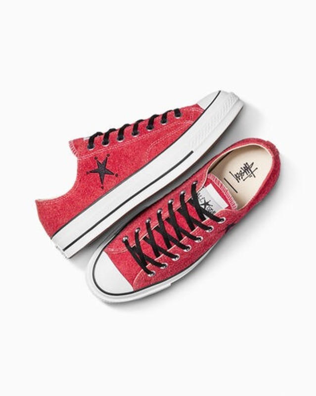 Stüssy x Converse Chuck 70 Low "Poppy Red" | A07664C
