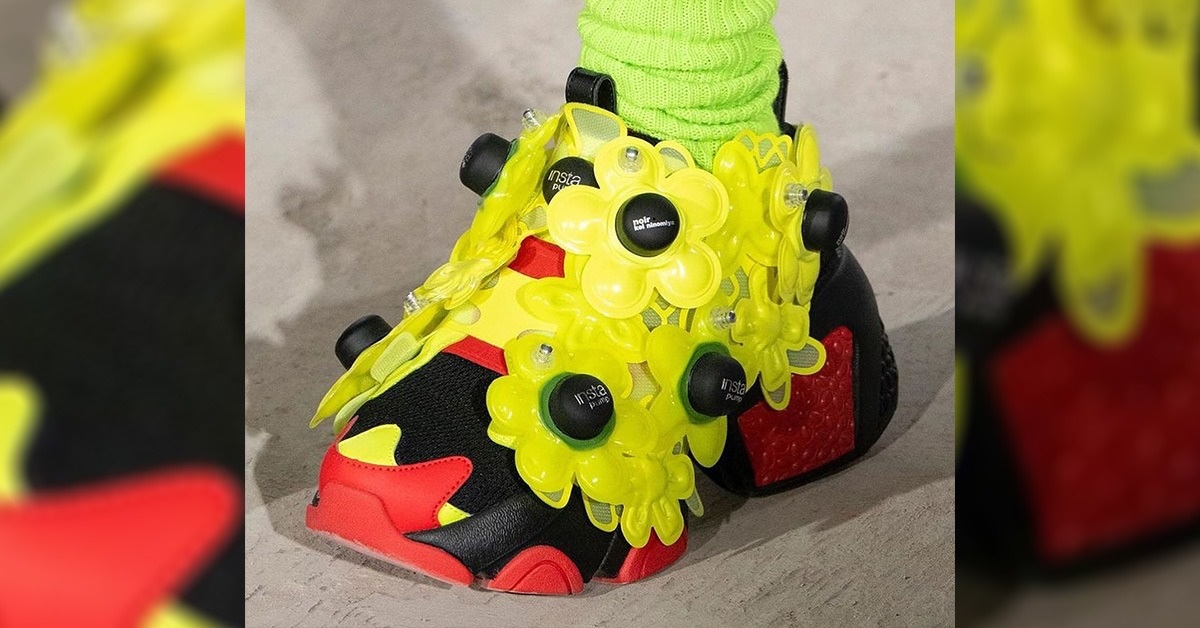 Noir Kei Ninomiya and Reebok Unveil a Flourishing Collaboration at Paris Fashion Week