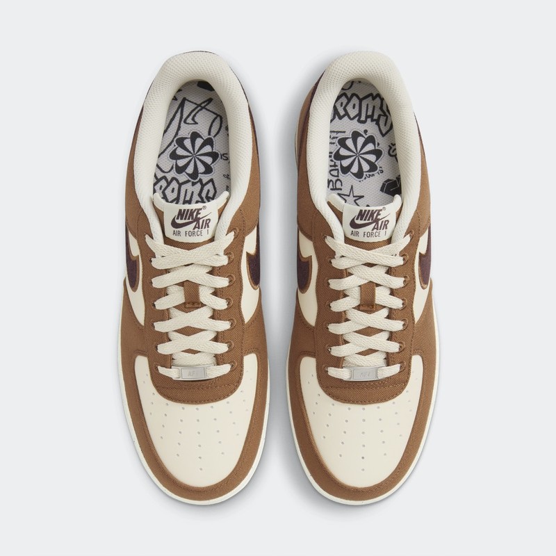 Nike Air Force 1 Low "Notebook Doodle Tan" | FQ8713-200
