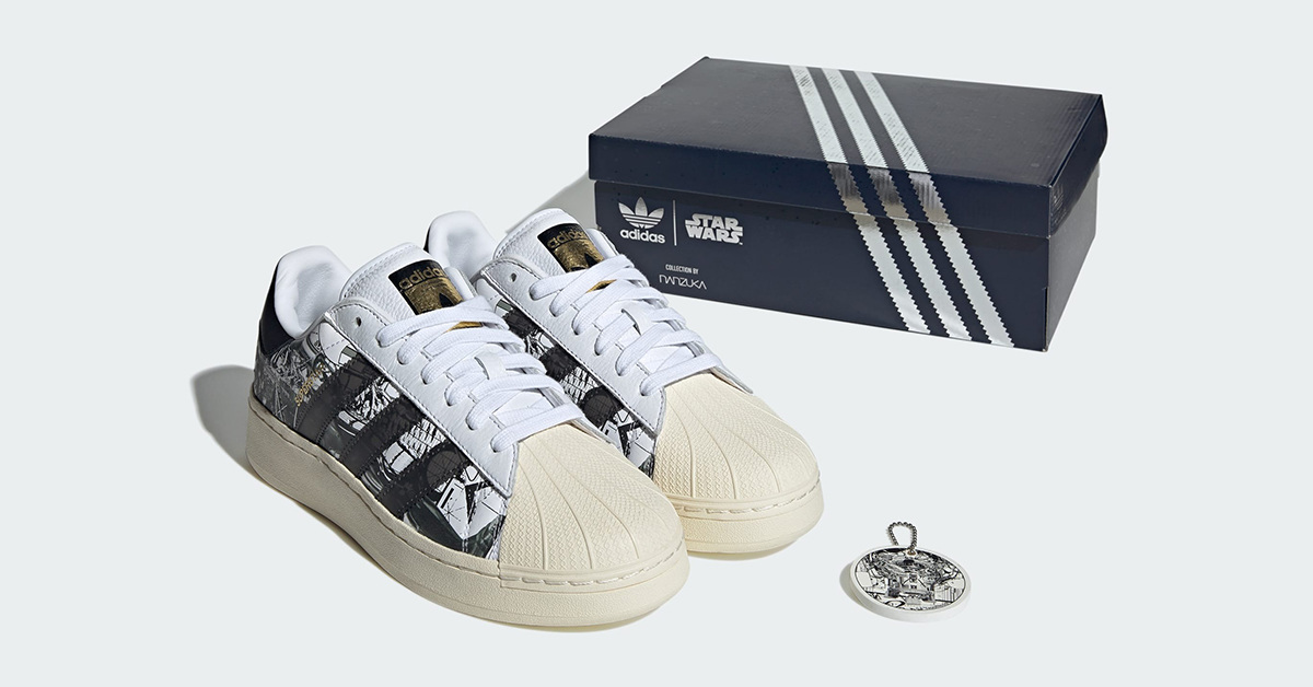 Star Wars x Nanzuka x adidas Superstar XLG feiert den Star Wars Tag mit exklusivem Release Star Wars x Nanzuka x adidas Superstar XLG feiert den Star Wars Tag mit exklusivem Release