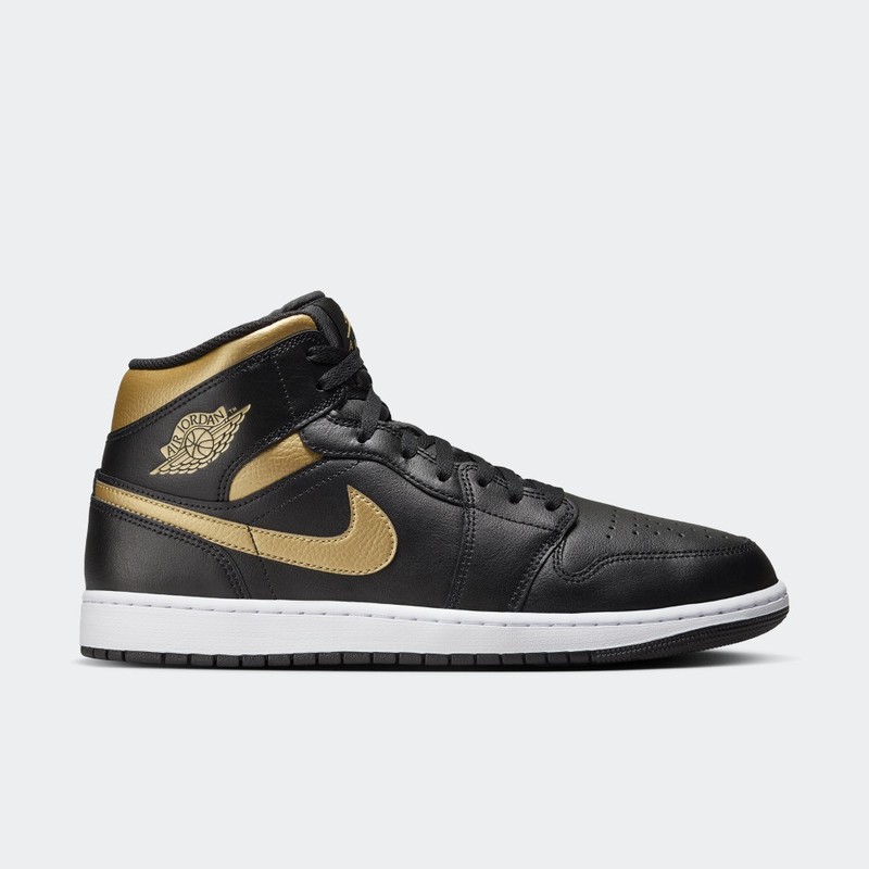 Air Jordan 1 Mid "Black/Metallic Gold" | DQ8426-071