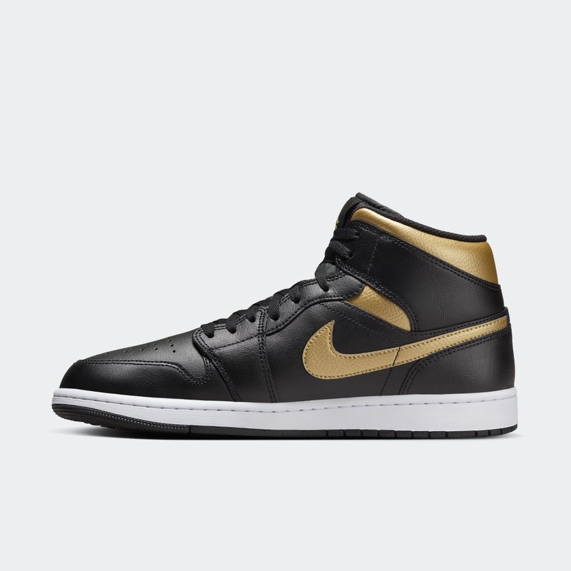 Air Jordan 1 Mid "Black/Metallic Gold" | DQ8426-071