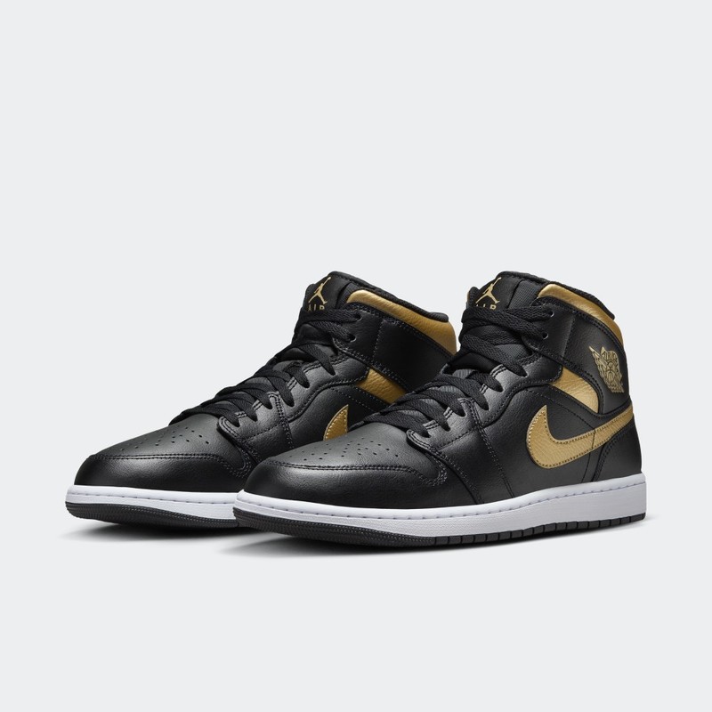 Air Jordan 1 Mid "Black/Metallic Gold" | DQ8426-071